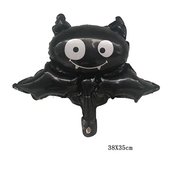 50PC mini Halloween kostra Tekvica ghost spider bat Fóliové Balóniky vzduchu Balón Halloween party dekorácie deti hračka Dodávky