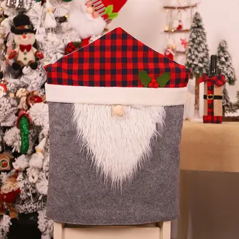 Vianočné Ozdoby Lesa Muž Stoličky Kryt Jedálenský Stôl Obliekanie Party & Holiday DIY Dekorácie