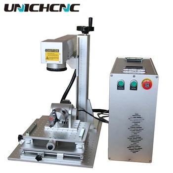 UNICHCNC Ploche Mini Prenosné Vlákniny Laserové Značenie Stroj Na Šperky