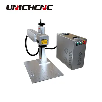 UNICHCNC Ploche Mini Prenosné Vlákniny Laserové Značenie Stroj Na Šperky