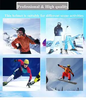 Snowboard Ski Helmu Bezpečnosti Priedušná Korčuľovanie Prilba Integrally-tvarovaný Muži Ženy snežných skútrov na Koni Lyžovanie Skateboard Prilba