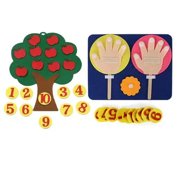 Montessori Vzdelávacích Vzdelávania Učiť Počítať Čísla Zodpovedajúce Digitálny Tvar Zápas Raného Vzdelávania Vyučovanie Matematiky Hračky