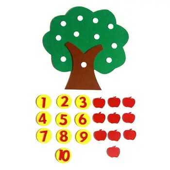 Montessori Vzdelávacích Vzdelávania Učiť Počítať Čísla Zodpovedajúce Digitálny Tvar Zápas Raného Vzdelávania Vyučovanie Matematiky Hračky