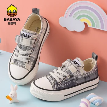 Babaya deti plátno topánky dievčatá bežné topánky chlapci prekladané topánky veľké deti topánky pre dievča, nové jarné 2021 priedušná tenisky