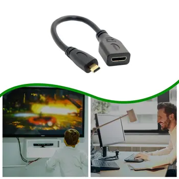 Micro kompatibilný s HDMI Typ D Samec Na HDMI kompatibilné Typ Ženy kábel Kábel Adaptéra Converter Konektor Samec-Samica Konektor