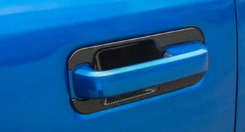 4pcs Uhlíkových Vlákien Štýl ABS Dverí Rukoväť Miska Kryt Výbava vhodné pre Ford F-150 F150 2017 2018 2019 2020 Príslušenstvo