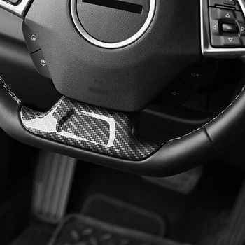 Pre Chevrolet Camaro 2016-2019 Auto Uhlíkových Vlákien Volant Prepnúť Tlačidlo Nálepku Krytu Výbava Rám Príslušenstvo