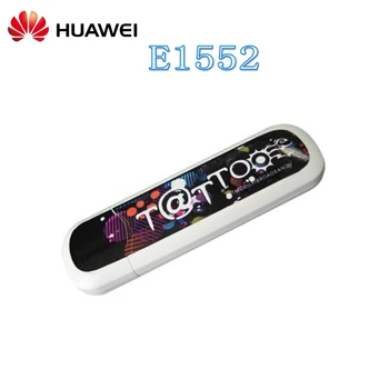 Odomknutý Huawei E1552 3.6 Mbps HSDPA 3G WCDMA 2100 mhz USB Dongle Siete Širokopásmové Mobilné pripojenie PK E1752 E173 E1750 E303