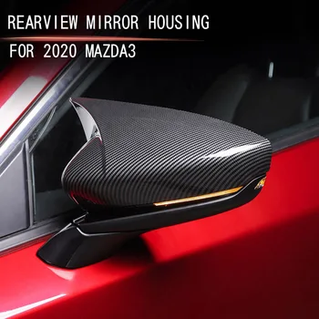Pre Mazda3AXELA2020 spätné zrkadlo bývanie vonkajšie zrkadlo pokrytie hornswoggle spätné zrkadlo dekorácie