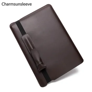 Charmsunsleeve,Pre HUAWEI MateBook D 14 2019 Prípade,Mikrovlákna, Kožený Kryt Notebooku Rukáv Taška S Perom Prípade