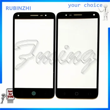 RUBINZHI Telefón Skla Pre Alcatel One Touch POP4 Pop 4 SZ 5051 5051D 5051J 5051M 5051X OT5051 Predné Dotykové Sklo Objektívu, Dotyková plocha