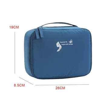 Multifunkčné Wash Bag Pamäť Textílie Make-Up Organizátor Cestovné Kozmetické Odkladacie Puzdro Toaletná Prípade