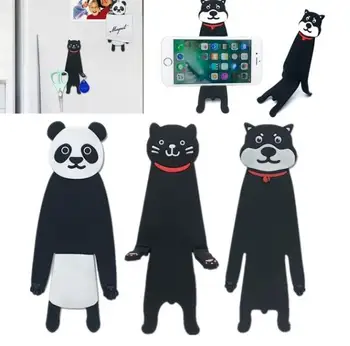Kreslených Mačka Pes Panda Tvar Chladnička Magnetické Zavesenie Multifunkčnej Chladnička Nálepky Tvorivé Tlačidlo Visí Domáce Dekorácie 1pc