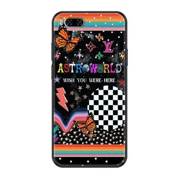 Astroworld Scott Travis Telefón puzdro Pre Xiao Mi 6 8 9 1 2 3 Max3 Mix2 Mix2S X T Lite Pro black 3D mobilný kryt dosť Etui