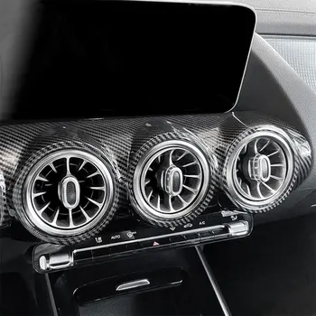 Do roku 2020 Benz B Trieda W247 GLA H247 ABS Uhlíkových Vlákien Štýl stredovej Konzoly Tabuli Klimatizácia Zásuvky Svetlometu Panel