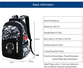 Svetelný školské tašky pre chlapca nepremokavé veľký batoh pre teenagerov bagpack vysokej školy batoh pre chlapec študent hrudníka taška sada