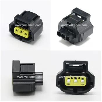 Vysoká kvalita 3pin žena senzor bývanie plug nepremokavé elektrické automobilový konektor black 184032-1