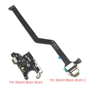Port USB Nabíjací Dock Konektor Konektor Nabíjania Rada FLex Kábel Mikrofónu Mikrofón Rada Pre Xiao Black Shark 2
