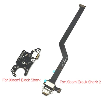 Port USB Nabíjací Dock Konektor Konektor Nabíjania Rada FLex Kábel Mikrofónu Mikrofón Rada Pre Xiao Black Shark 2