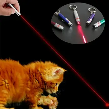 LED Laserové Pet Mačka Hračka Red Dot Laserové Svetlo Hračka Laserový Zameriavač Ukazovateľ Laserové Pero Interaktívne Hračka pre Mačku, Vtipné mačku hračka