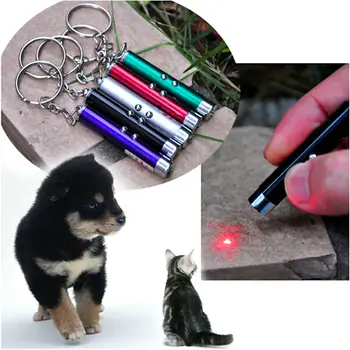 LED Laserové Pet Mačka Hračka Red Dot Laserové Svetlo Hračka Laserový Zameriavač Ukazovateľ Laserové Pero Interaktívne Hračka pre Mačku, Vtipné mačku hračka