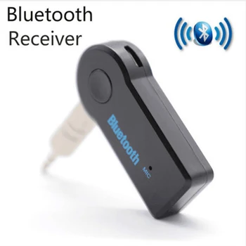 Bezdrôtový Bluetooth Prijímač Reproduktor, konektor pre Slúchadlá Adaptér 3,5 MM Audio Stereo Hudby Prijímač Streaming A2DP AUX Audio, Mikrofón