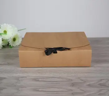 31*25.5*8cm Veľké veľkosť darčekové balenie box big Black kraft papier box nové oblečenie balenie box