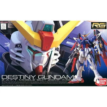 Bandai Gundam Anime Akčné Figúrky Montáž Model RG11 1/144 Seed Destiny Gundam Osud Ozdoby, Dekorácie