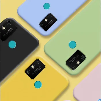 Pre Huawei P smart 2020 prípade silikónové jasné Чехол fialová funda de móvil mäkké priehľadný kryt na Huawei P smart case 2020 2019