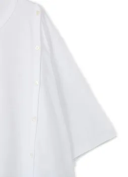 NOVÉ 2020 pánske oblečenie Kaderníčky GD Ulici voľné šitie odnímateľný nepravidelný asymetrie T-shirt plus veľkosť kostýmy