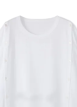 NOVÉ 2020 pánske oblečenie Kaderníčky GD Ulici voľné šitie odnímateľný nepravidelný asymetrie T-shirt plus veľkosť kostýmy