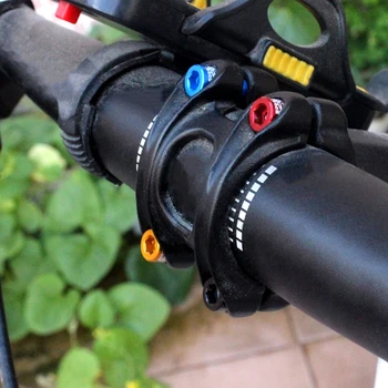 4pcs/taška na Riadidlá Bicyklov Kmeňových Skrutku M5x17mm Hliníkovej Zliatiny Skrutka Fixed Gear MTB K1KD