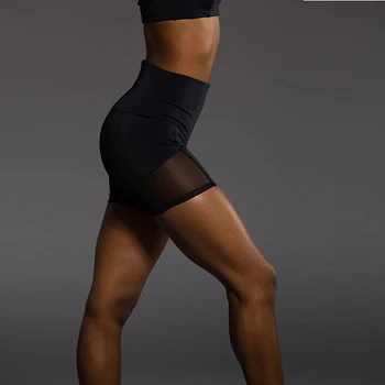 Vysoký Pás Legíny Pre Ženy Farbou Strethcy Fitness Legíny Športové Patchwork Legins Nohavice Čierne Krátke Legíny