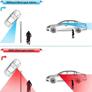Spot Zrkadlo pre Automobily Auto Bočné Zrkadlo Blind Spot Auto Blind Spot Zrkadlá Široký Uhol Vypuklé Zrkadlo Spätné Zrkadlo