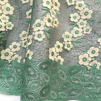 2020 Biele Svadobné Čipky Textílie Polyester Swiss Čistý Vysokej Kvality Afriky Kábel Guipure Čipky Textílie Orange Najnovšie Afriky Čipky 2019