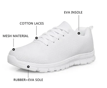 FORUDESIGNS 3D Zelenej Listovej Vzor Ženy Bytov Topánky Bežné Krajky-up Pohodlné Tenisky, Topánky Dámske Zapatos Mujer 2021
