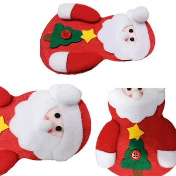 Elk Santa Claus, Vianočné Stolový Kryt Pre Večeri Dekor 12pcs/veľa Vianočné Ozdoby Nôž Vidlička Kryt Tašky Tabuľka Strana Dodávky
