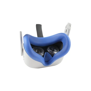 Silikónové Podložky VR Glesses Očná Maska Tvár Pad Ochranný Kryt Rámu Domov Náhradné Krytie Oculus-Quest 2