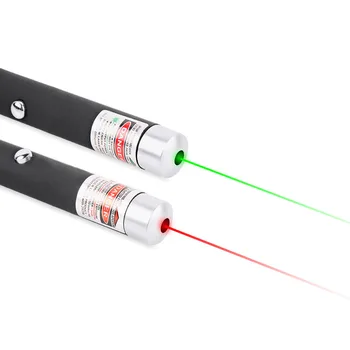5mw Červená Zelená Laserové Ukazovadlo Laserovej Pero Puntero Petardos Lazer Ukazovateľ Pre Učiť Caneta Potente Laserpointer Laserpen Stylo AAA