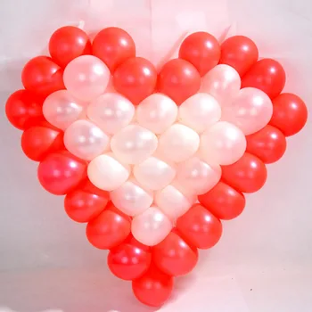 1PC Narodeniny Príslušenstvo Svadobné Dekorácie Balón Strana navrhne Praktické Mriežky v tvare Srdca