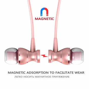 Kovové Slúchadlá Magnetické Šport Beh Slúchadlá pre Huawei Y6 Pro 2017 fone de ouvido