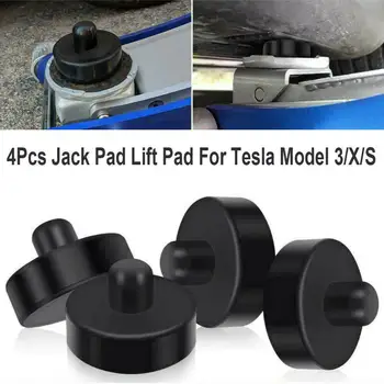 4Pcs Jack Pad Výťah Bod Pad Adaptér Bezpečné Zvýšiť Tool Kit Pre Tesla Model 3 /S /X Jack Pad Výťah Bod Auto Jack Gumy Blok