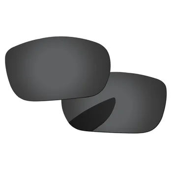 Čierna Sivá & 24K Zlatom 2 Páry Polarizované Náhradné Šošovky Pre TwoFace slnečné Okuliare, Rám UVA & UVB Ochrany
