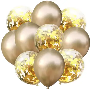 YAAAS! 10pcs 12inch konfety ballonLatex Balón Strany Balóny pre Narodeniny, Svadby, Ples, Karneval, Vianočné Štúdia dekor