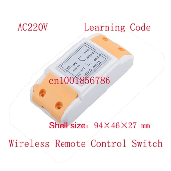 220V 1CH 1500W bezdrôtové diaľkové ovládanie prepínač systém 1 Prijímač A 3 Vysielač smart home Učenie kód nastaviteľné 315/433MHZ