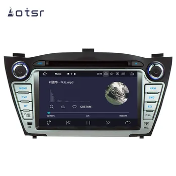 DSP Android 9 Auta GPS Navigácie DVD Prehrávač Hyundai ix35 Tuson 2009+ Auto Stereo Rádio Multimediálny prehrávač Vedúci Jednotky nahrávač