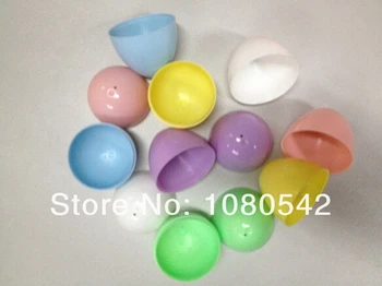 Doprava zadarmo dekorácie pastelové farby otvorenia matný Plastové vajíčko Veľkonočné Vajíčko na darček 8x5.5 cm 6pcs/veľa
