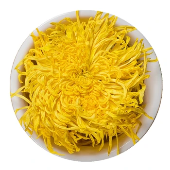 Sušené Kvety Veľké Prírodné Žltá Chryzantéma Dekorácie 100g / Taška