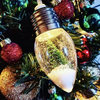 Nové Rozprávky Strany Svadobné Batérie Powered Ozdoby Spálňa Domova Darček Vianočný Stromček String Svetlá Snow Globe Lampa