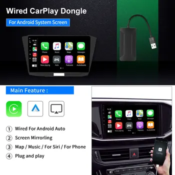 Auto Tv Carlinkit USB Auto Odkaz Dongle pre Android vodičov Auto Smart Telefónu USB Carplay Adaptér pre Apple Carplay Modul